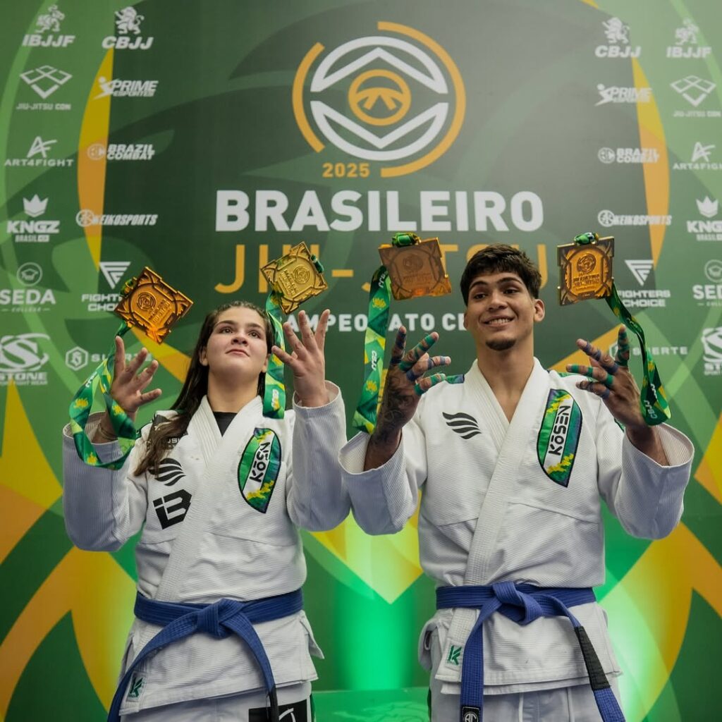 Agatha Nigro e Renan Martins representaram a Dream Art da melhor forma possível. Dupla venceu com autoridade no peso e no absoluto.
