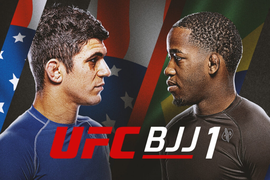 Mikey Musumeci e Rerisson Gabriel, técnicos dos dois times em disputa no reality show UFC BJJ: Road to the Title, vão lutar pelo título de grappling no peso galo.