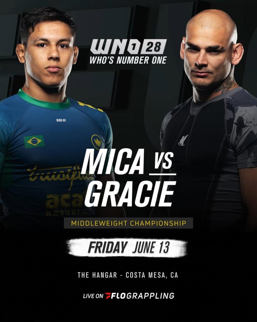 Mica Galvão e Jonnatas Gracie vão lutar pelo título dos médios no WNO 28.